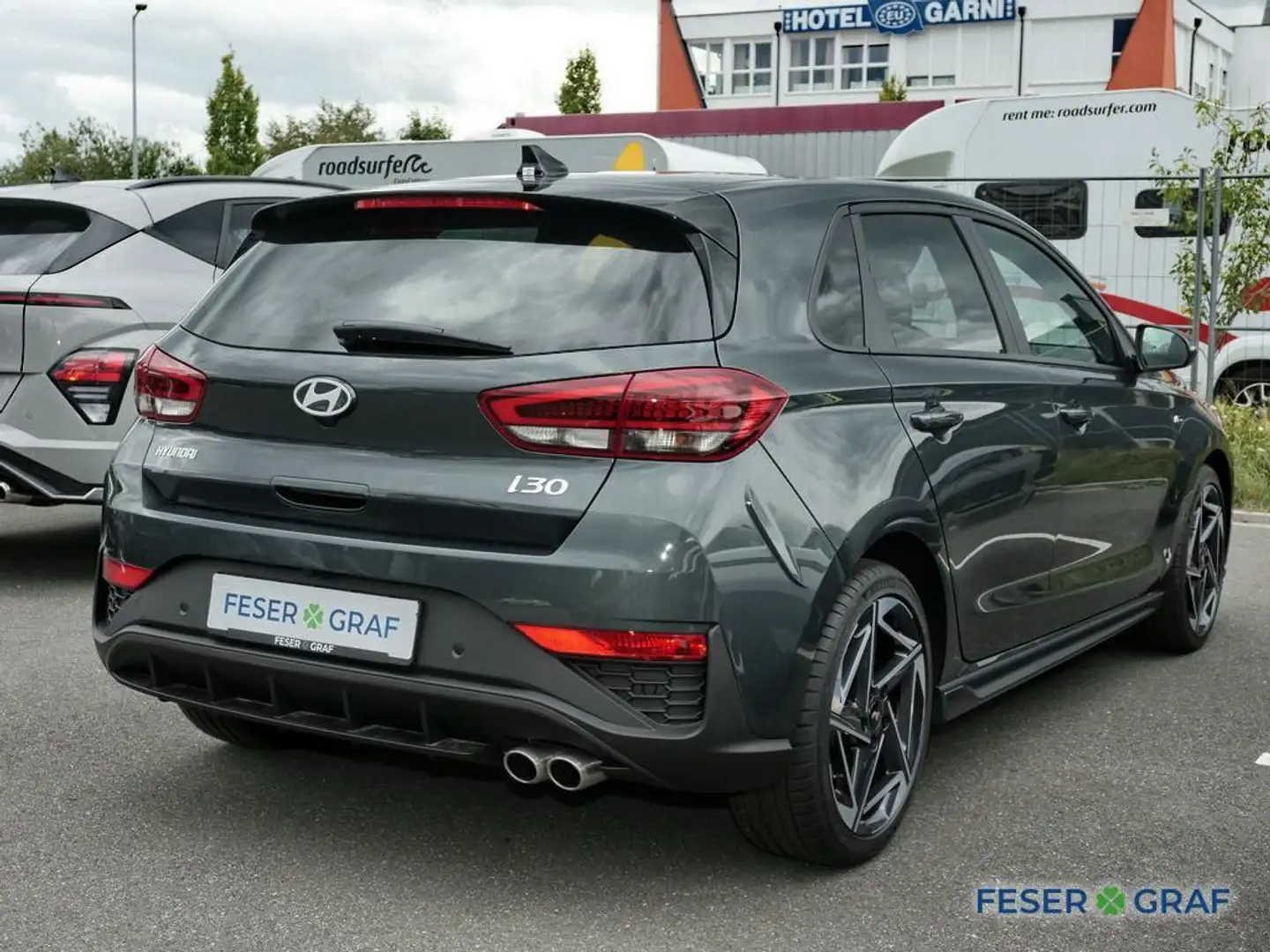 Hyundai i30 N-LINE PANO NAVI LED SHZ LHZ CARPLAY KLIMA Vert - 2