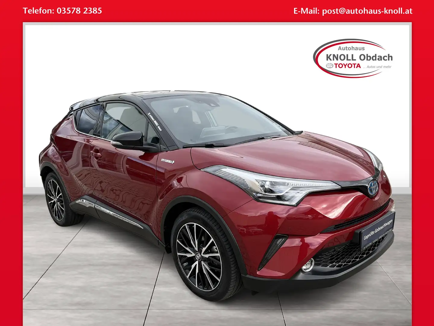 Toyota C-HR 1,8 Hybrid C-LUB Rot - 1