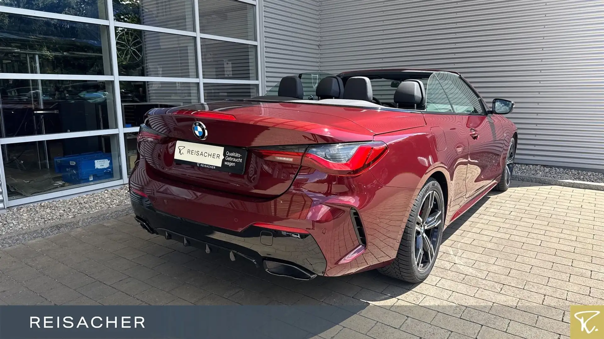 BMW 440 M440d xDrive Cabrio Navi HUD 360° ACC 18"LM Rot - 2