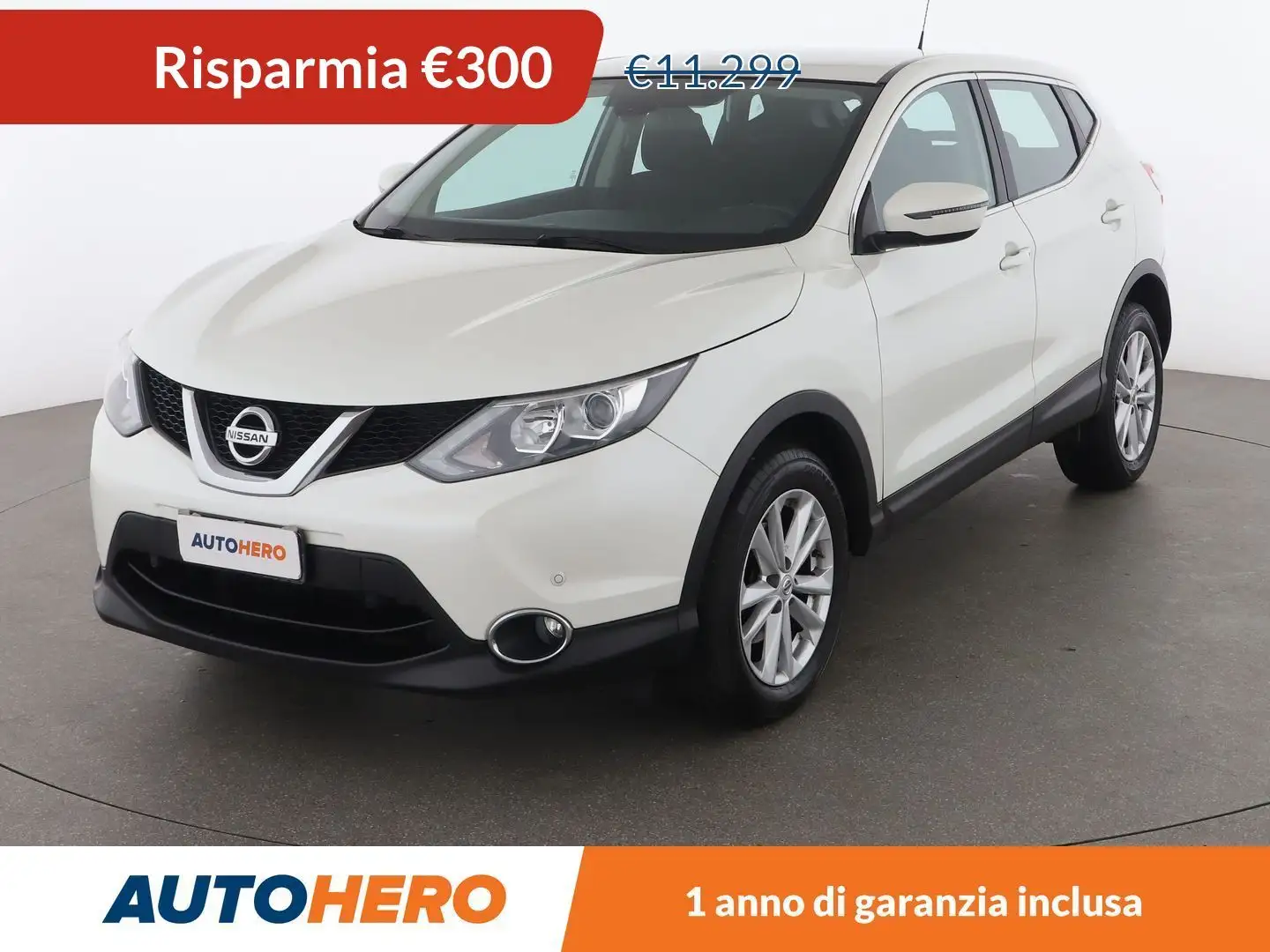 Nissan Qashqai 1.5 Turbodiesel Acenta Wit - 1