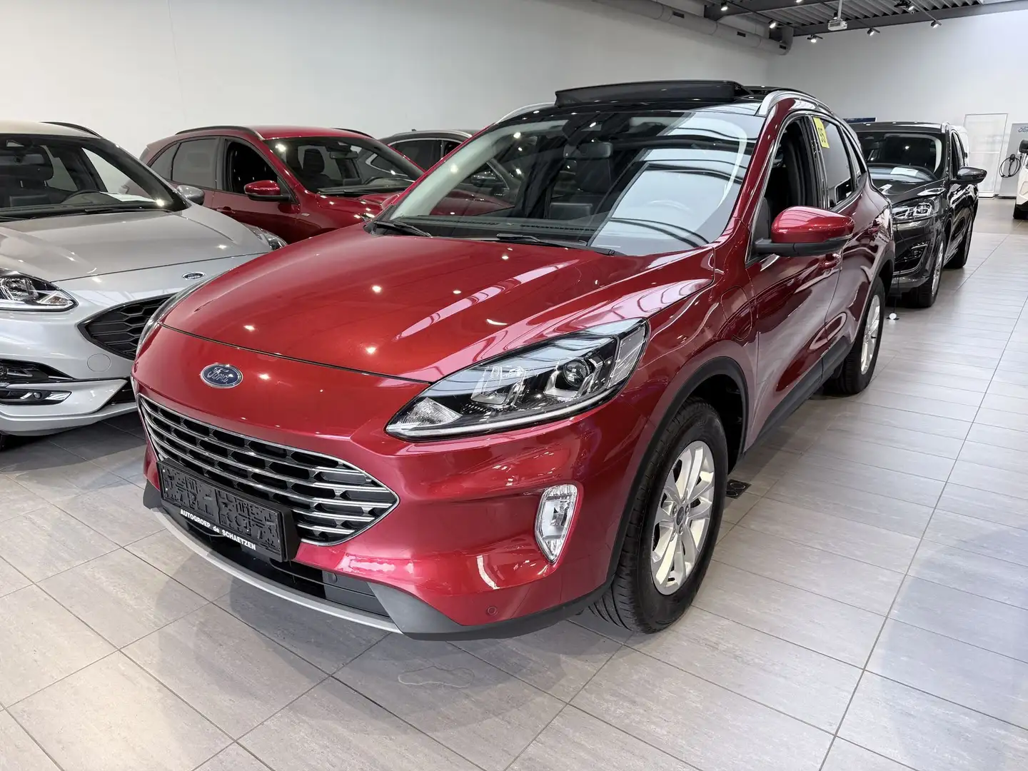 Ford Kuga Titanium PHEV AUT Rouge - 1