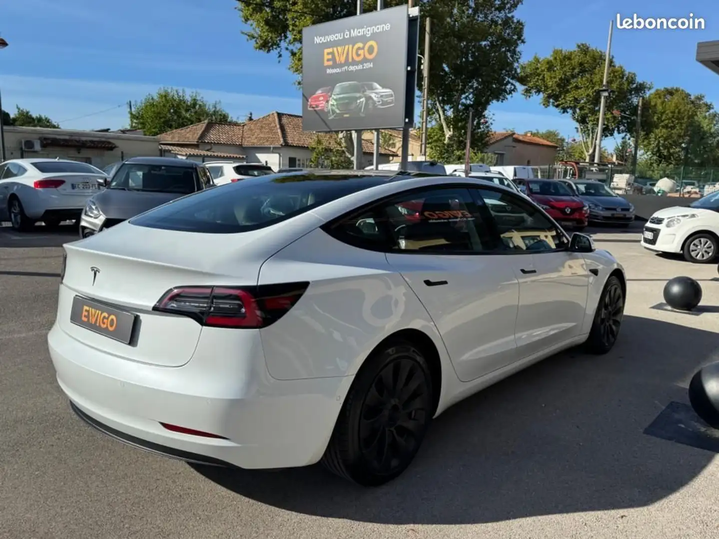 Tesla Model 3 ELECTRIC 325CH 60KWH STANDARD-PLUS LICORNE BVA Wit - 2