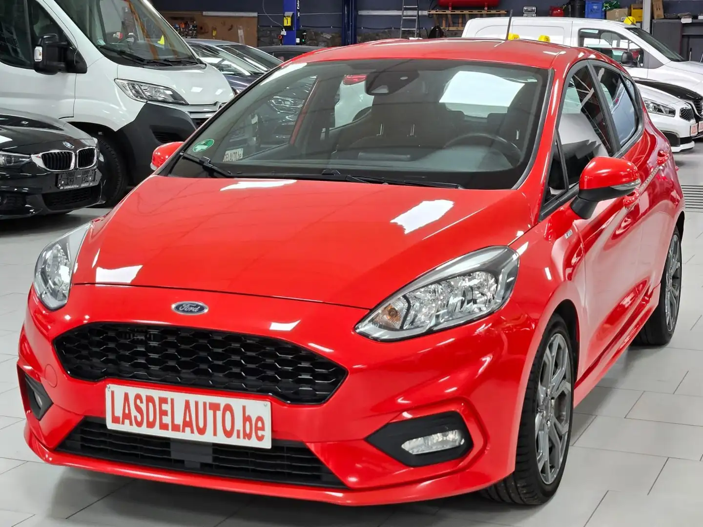 Ford Fiesta 1.0i ST-Line Lane Assist Clim Cruise Carplay Blue Rojo - 1