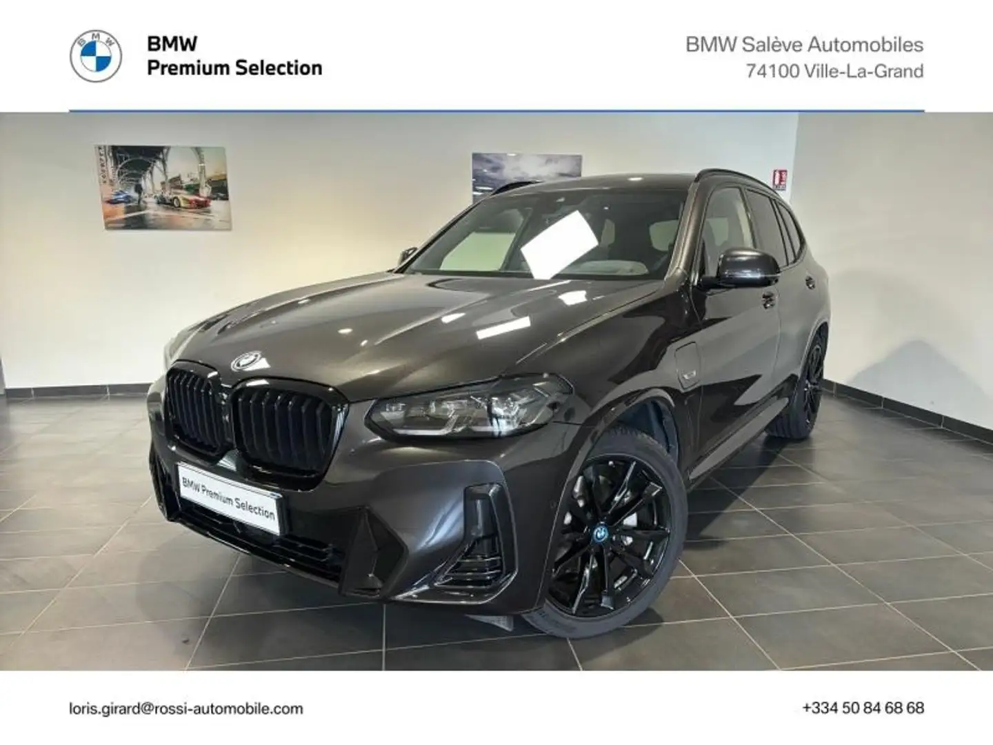 BMW X3 xDrive30e 292ch M Sport Gris - 1