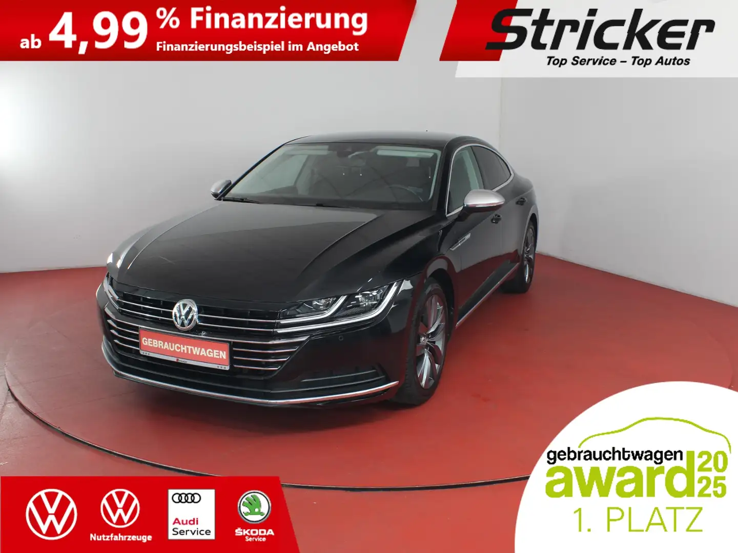 Volkswagen Arteon Elegance 1.5TSI DSG 308,-ohne Anzahlung "DYNAUDIO Schwarz - 1