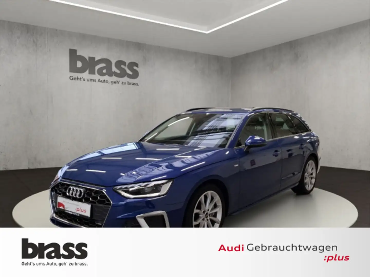 Audi A4 S line 40 TDI quattro 150(204) kW(PS) S Blau - 1