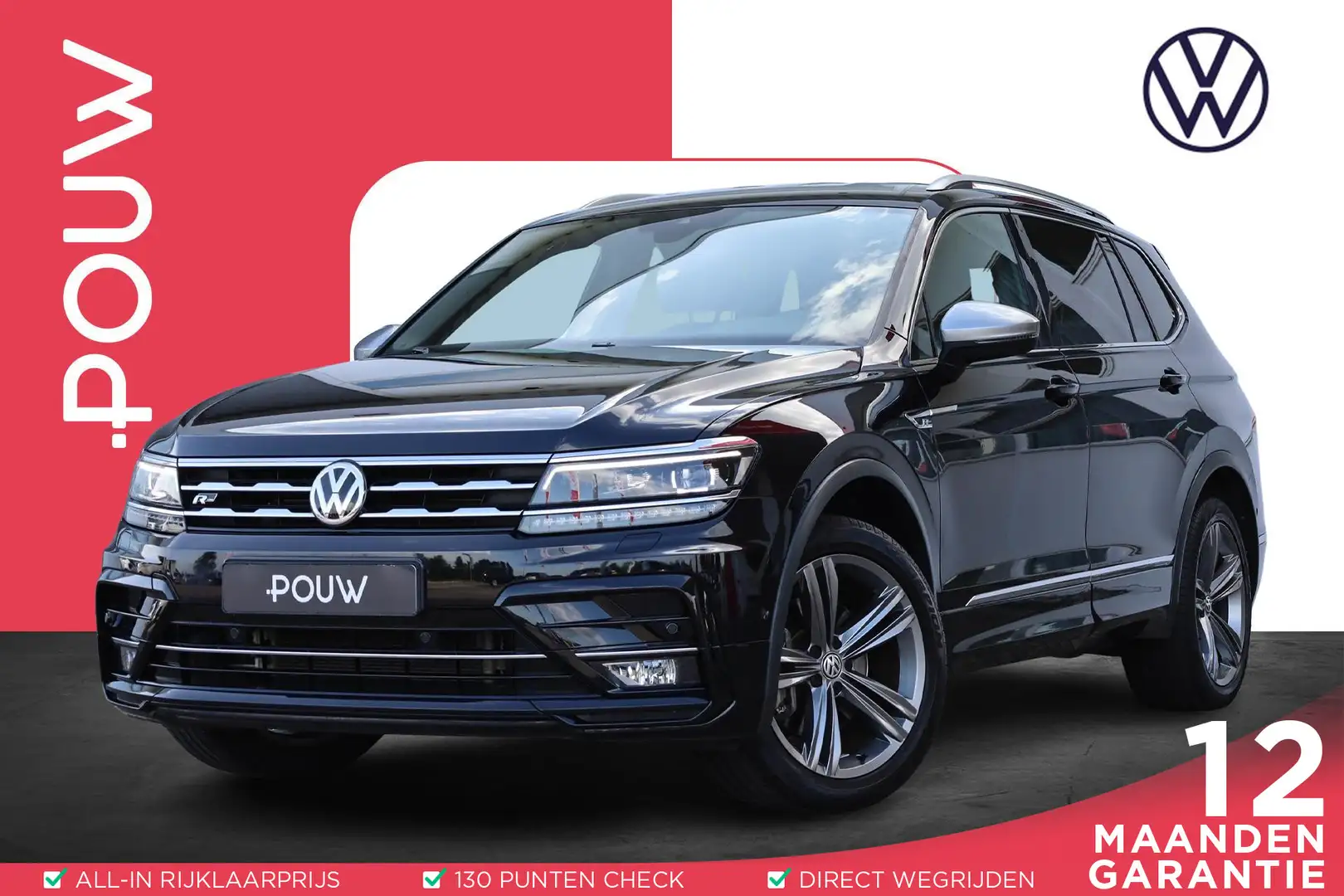 Volkswagen Tiguan Allspace 2.0 TSI 190pk DSG 4Motion Highline 7p. | Adaptive Zwart - 1