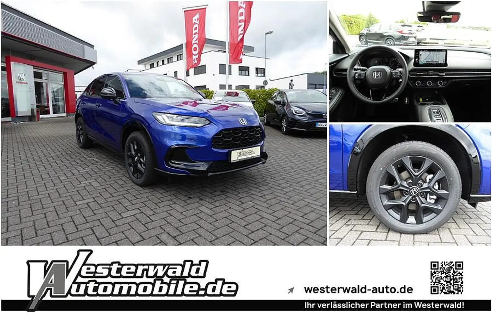 Honda ZR-V Sport / Toter-Winkel-Ass. / Navi Bleu - 1