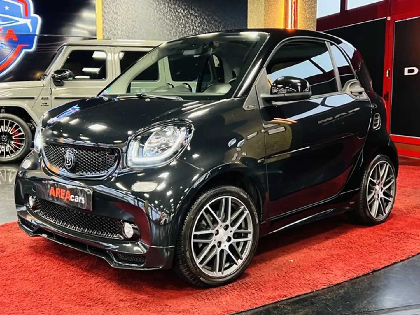 smart forTwo ForTwo Coupe BRABUS*PANO*SHZ*NAVI*KAM*FOX-ABGAS Noir - 1