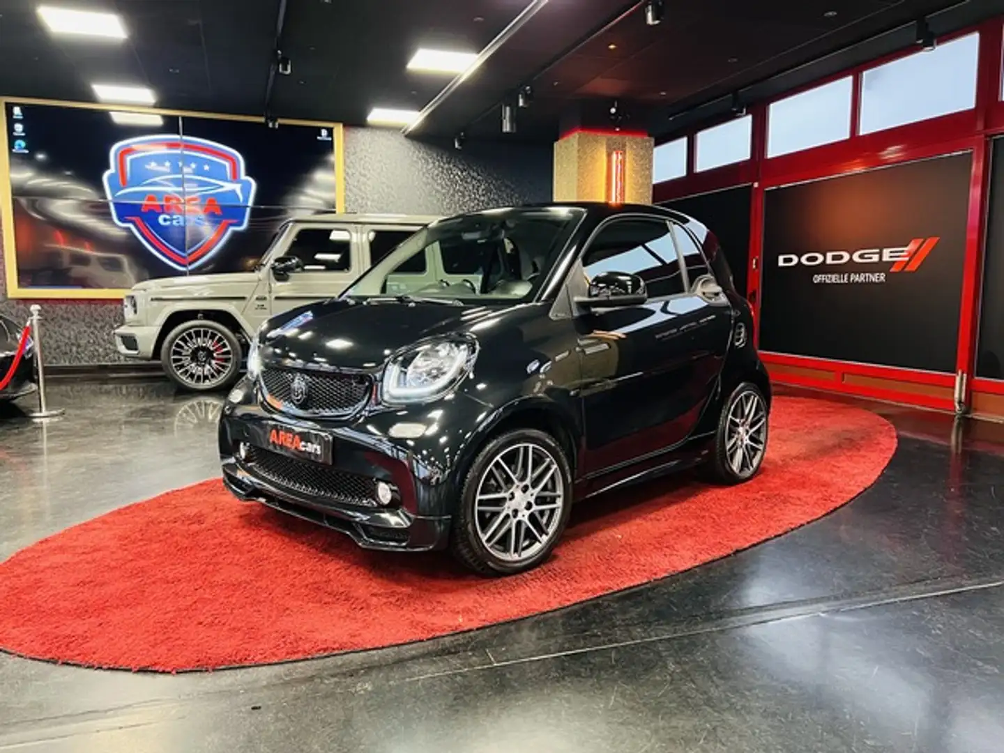 smart forTwo ForTwo Coupe BRABUS*PANO*SHZ*NAVI*KAM*FOX-ABGAS Noir - 2