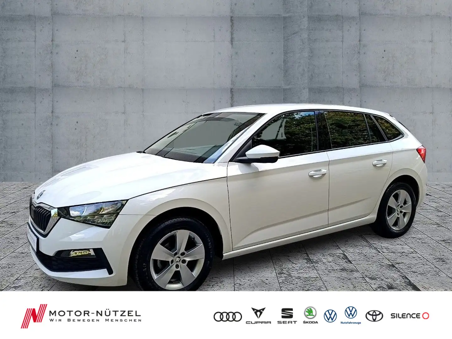 Skoda Scala 1.0TSI COOL PLUS LED+APP+DAB+SHZ+PDC+KLIMA Weiß - 1