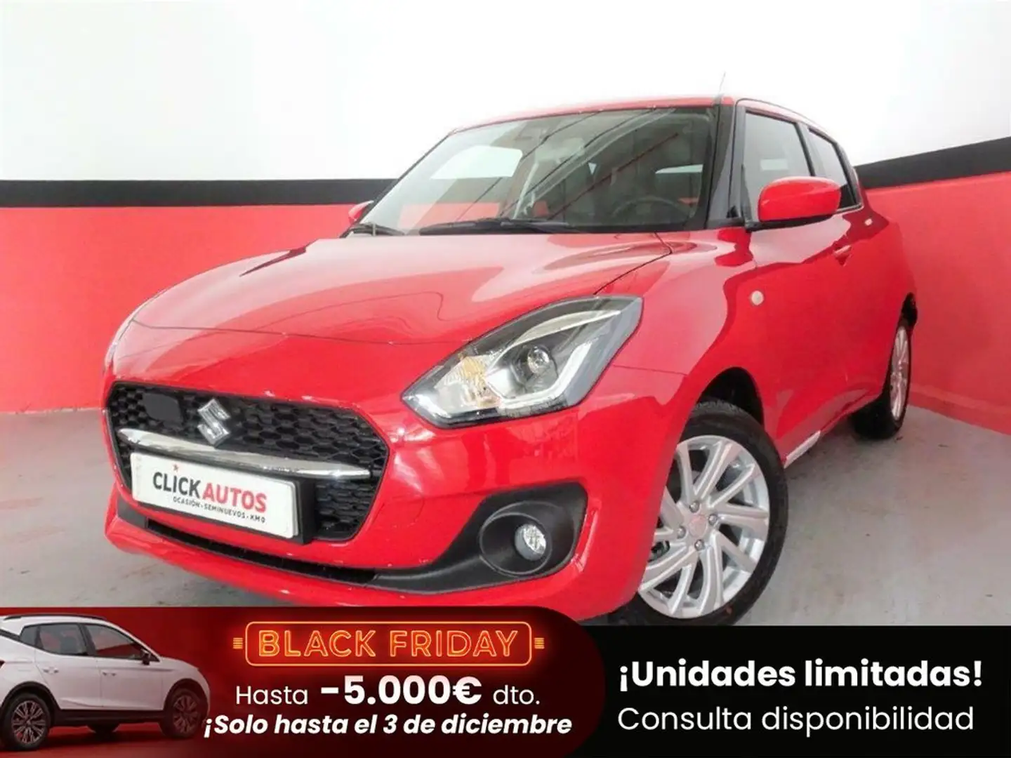 Suzuki Swift 1.2 83CV GLE Hybrid Rouge - 1