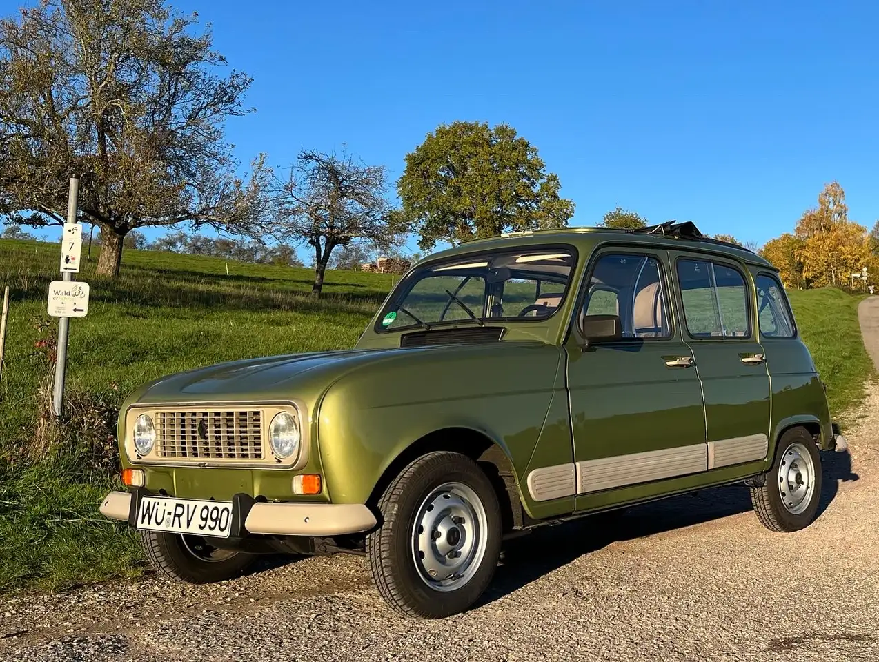 Renault R 4 GTL ( orig. Faltdach / Découvrable ), foto 5