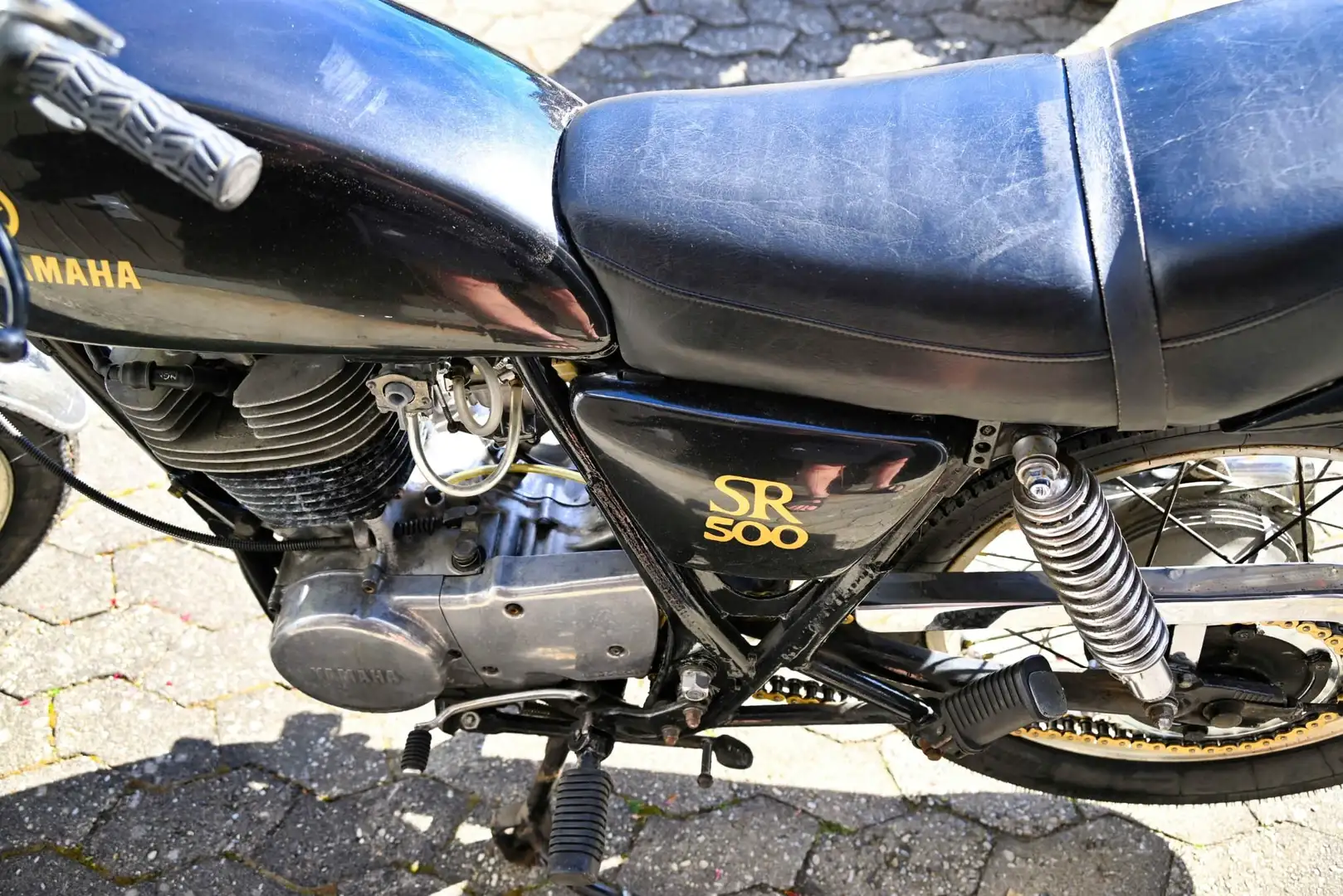 Yamaha SR 500 Zwart - 2