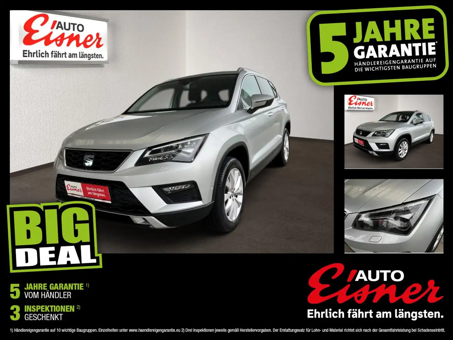 SEAT Ateca Style 1.5 TSI ACT DSG Neu eingetroffen! Silber - 1