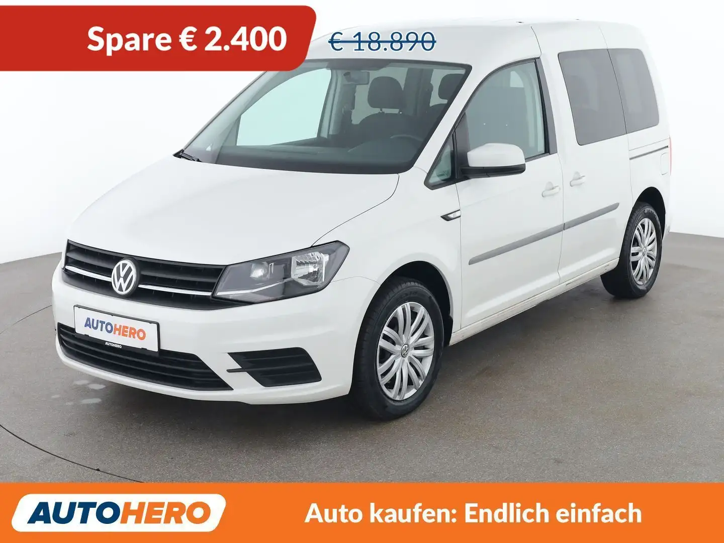 Volkswagen Caddy 1.4 TSI Trendline BlueMotion Weiß - 1