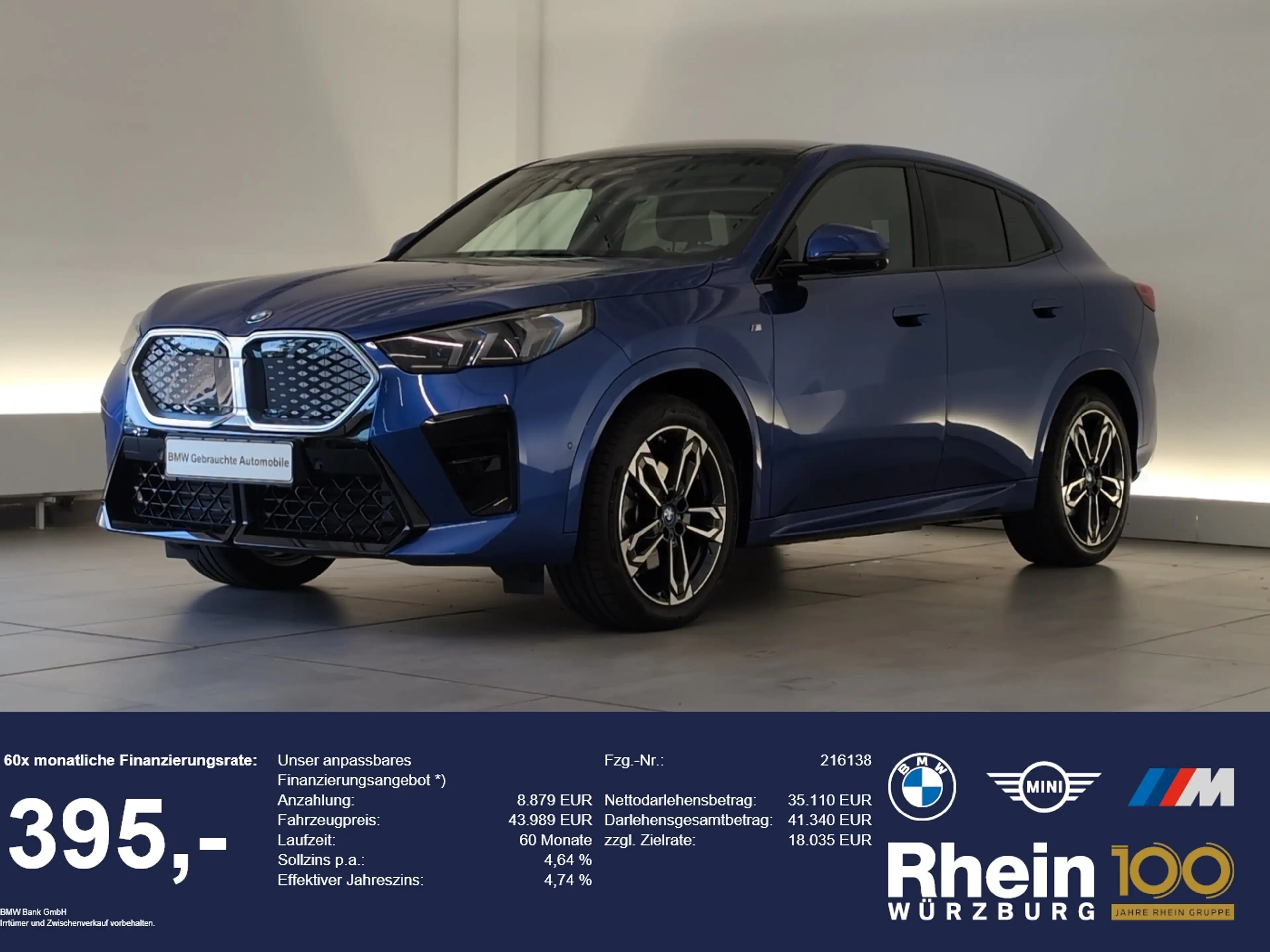 BMW iX2 xDrive30 M Sport Navi/LED/360°/Pano/HuD/ACC