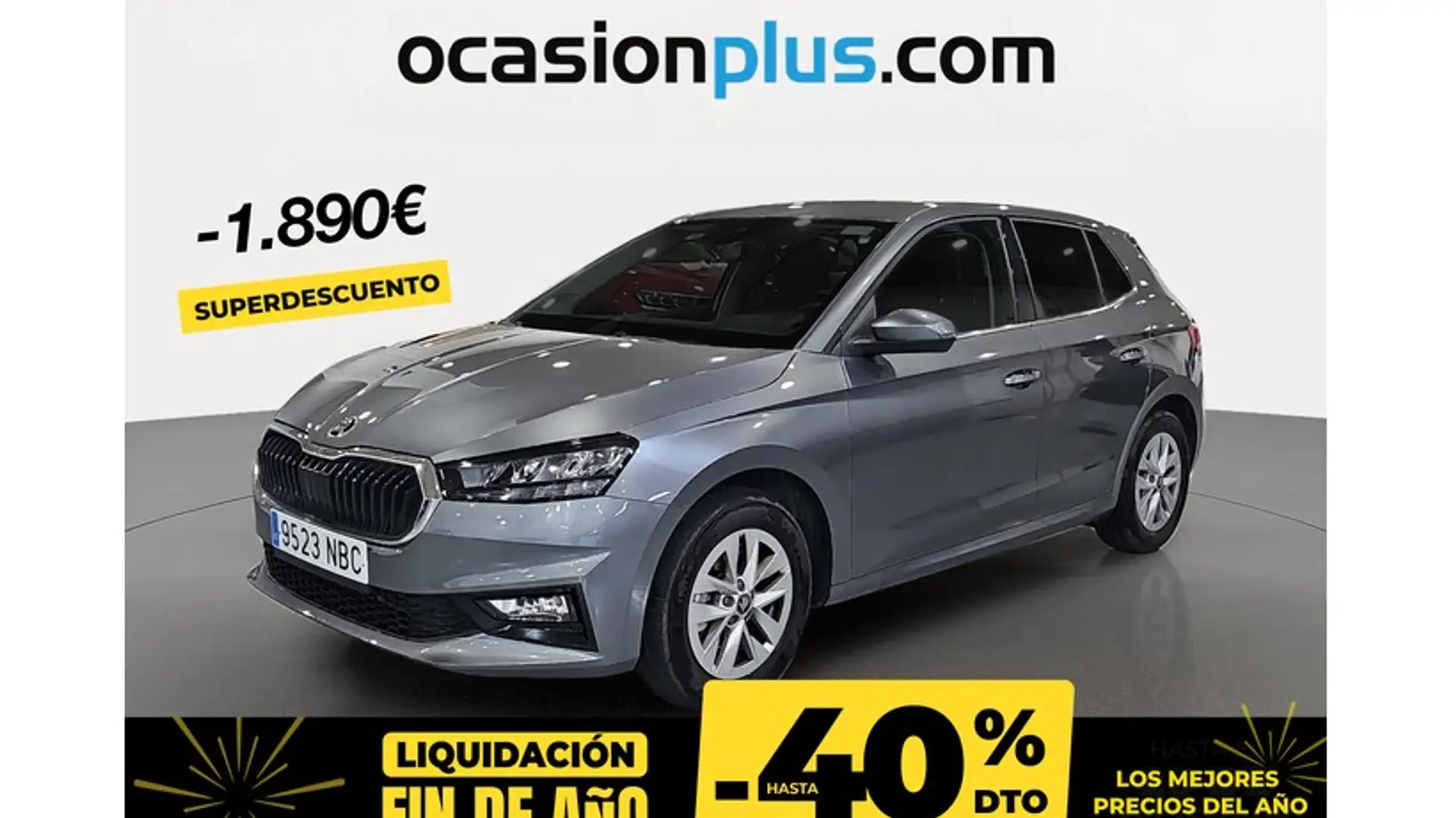 Skoda Fabia 1.0 TSI Selection DSG 85kW Gris - 1