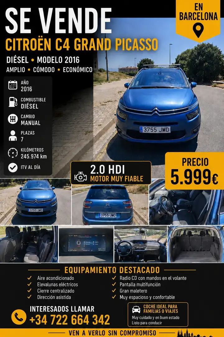 Citroen C4 Picasso 2.0BlueHDi Feel Edition 150 - 1