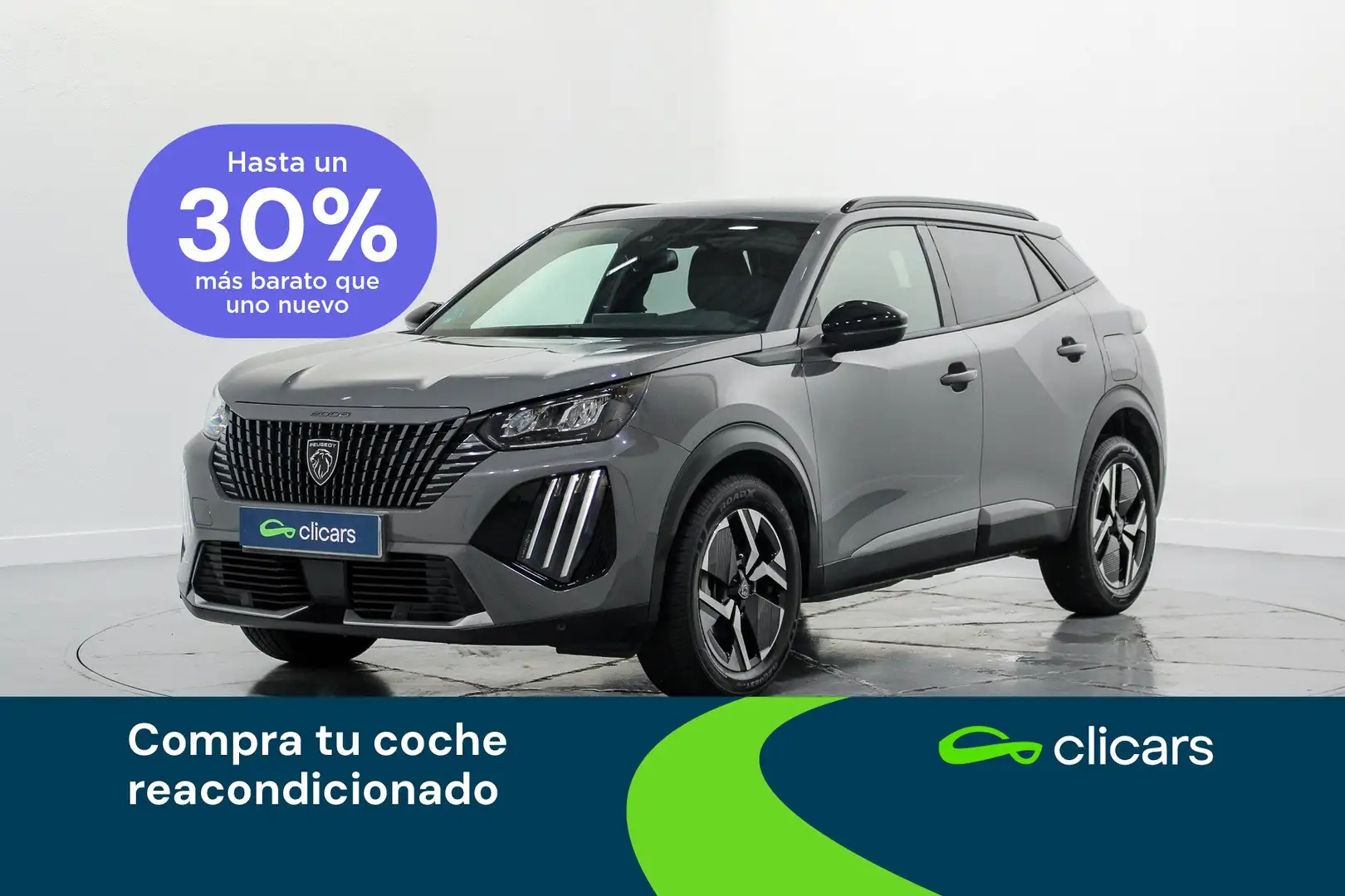 Peugeot 2008 1.2 PureTech S&S Allure 100 Gris - 1