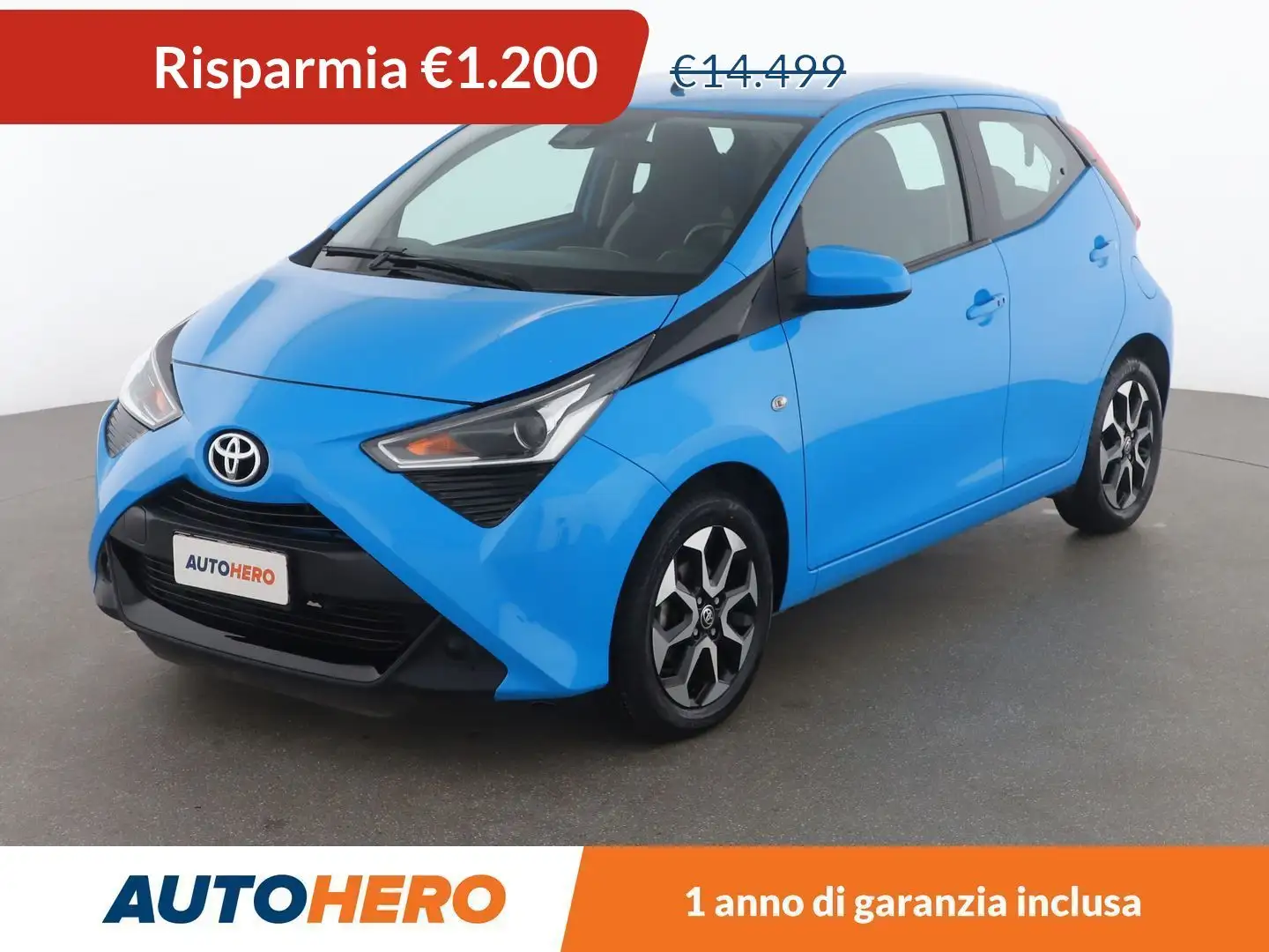 Toyota Aygo 1.0-VVT-i x-fun  72 CV Blu/Azzurro - 1