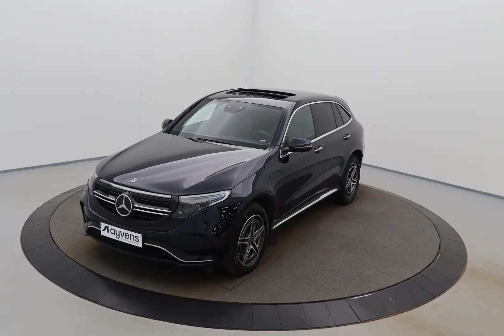 Mercedes-Benz EQC 400 4-Matic AMG Line Premium+ LEDER HUD OD 360°CAM Blauw - 1