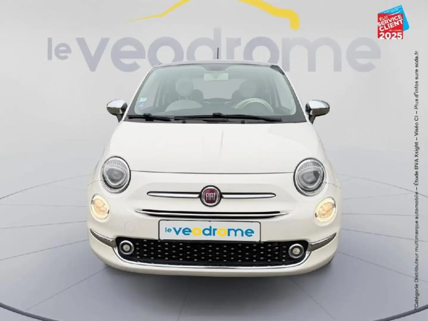Fiat 500L 1.2 8v 69ch Lounge Blanc - 2