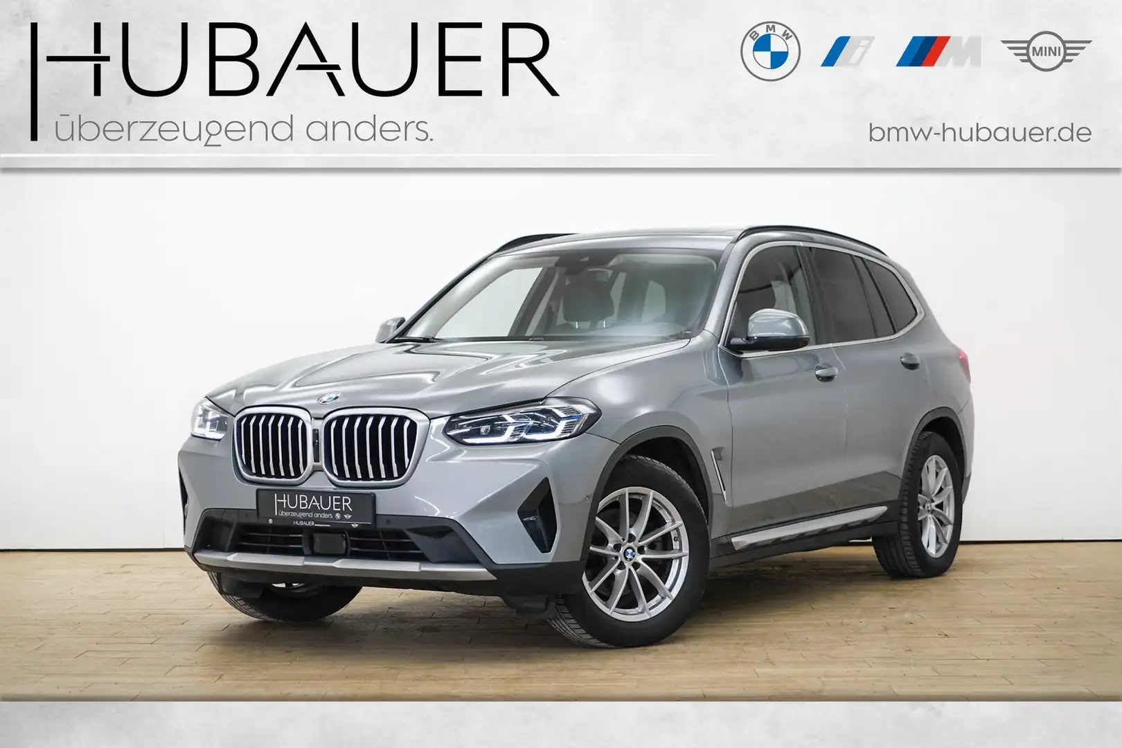 BMW X3 xDrive20d [Live Cockpit+, Laser, HeadUp, LRH] Gris - 1