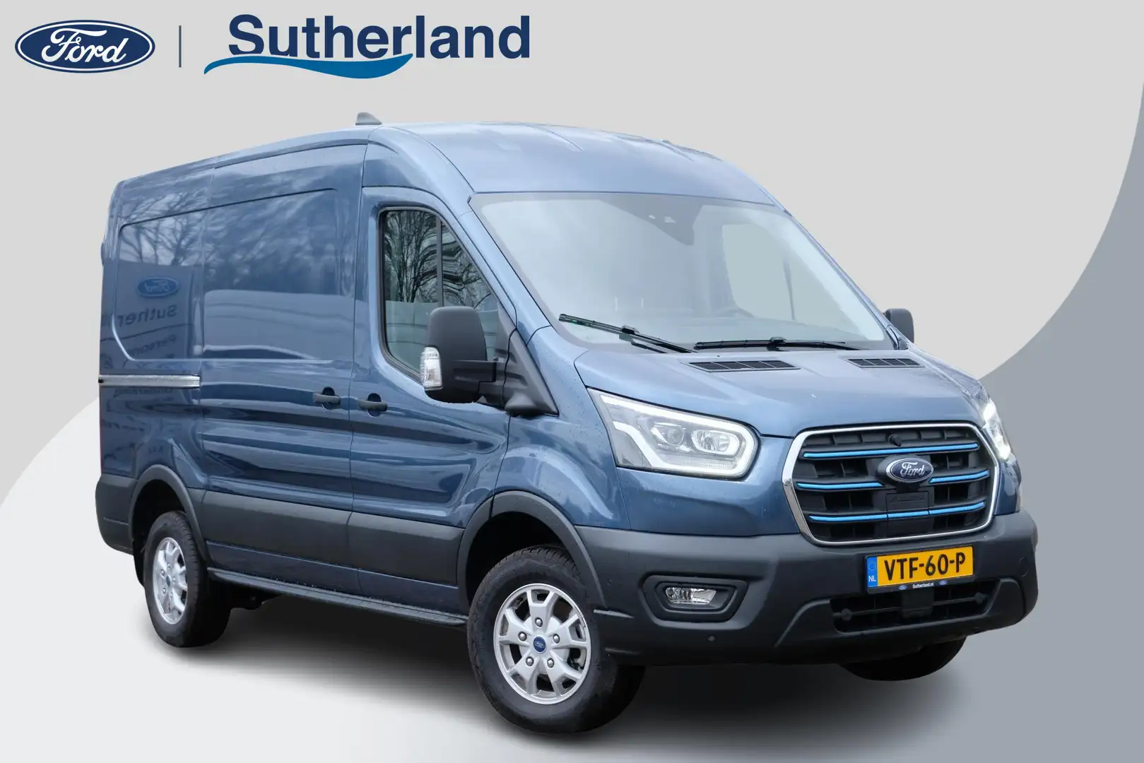Ford E-Transit 350 L2H2 Trend 68 kWh Blauw - 1