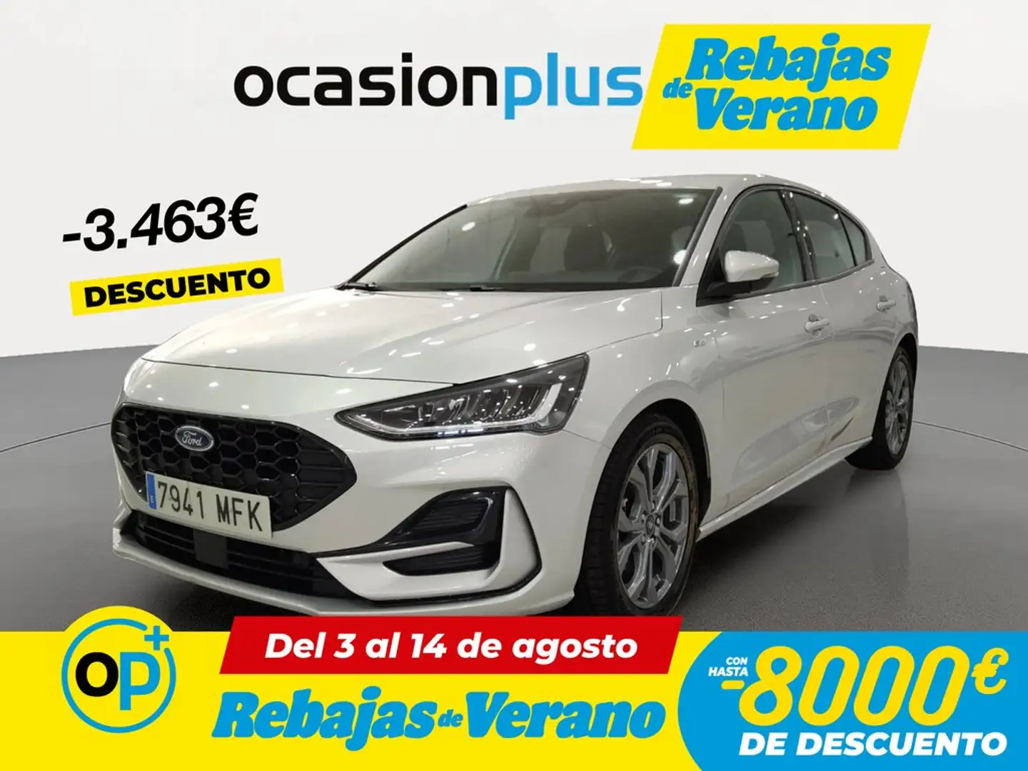 Ford Focus 1.0 Ecoboost MHEV ST-Line 125 Aut. Gris - 1