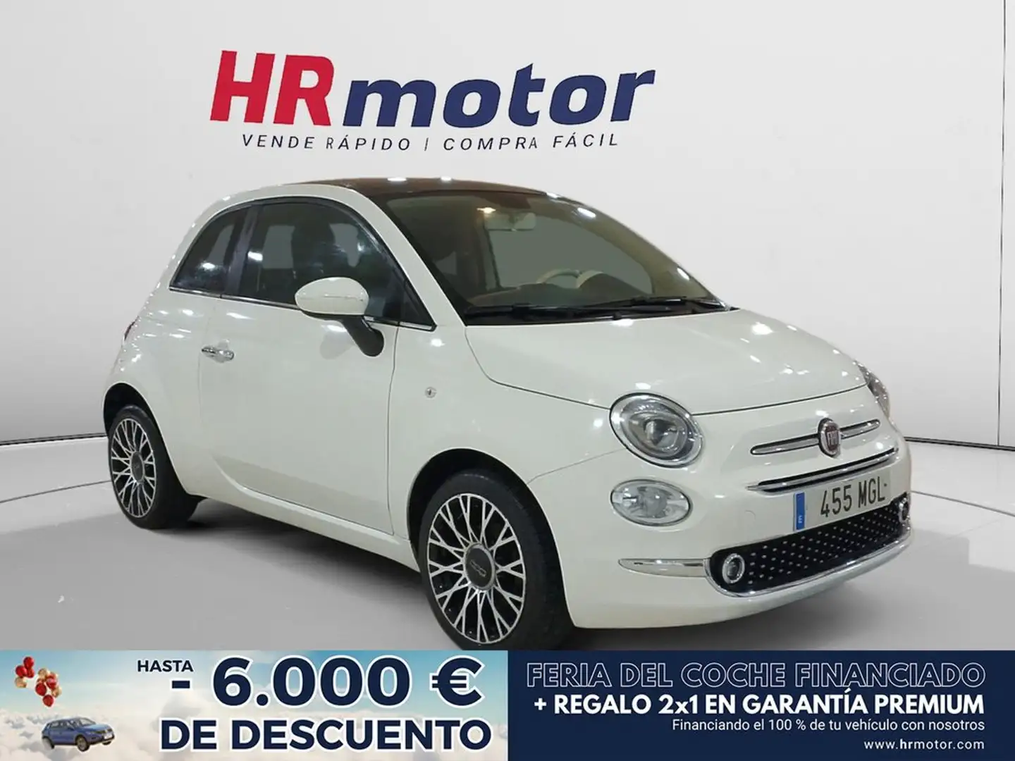 Fiat 500 1.0 Mild Hybrid Dolcevita Blanc - 1