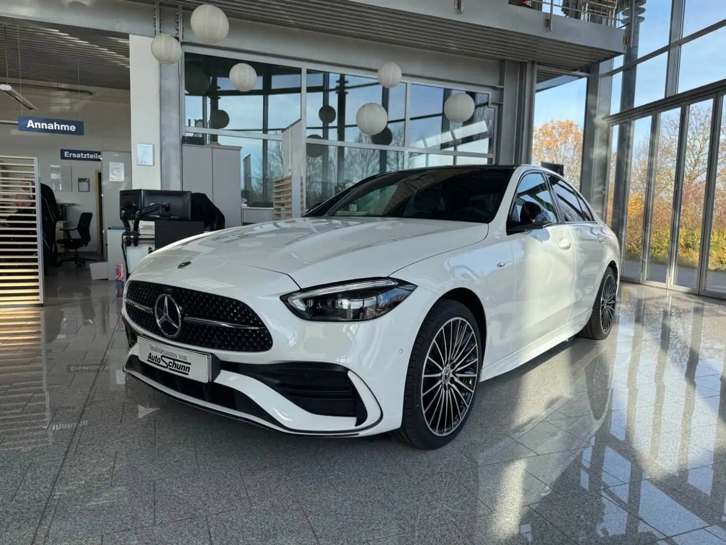 Mercedes-Benz C 300 de AMG+360°+DIGITAL LIGHT+NIGHT+PANO+19'' Wit - 1