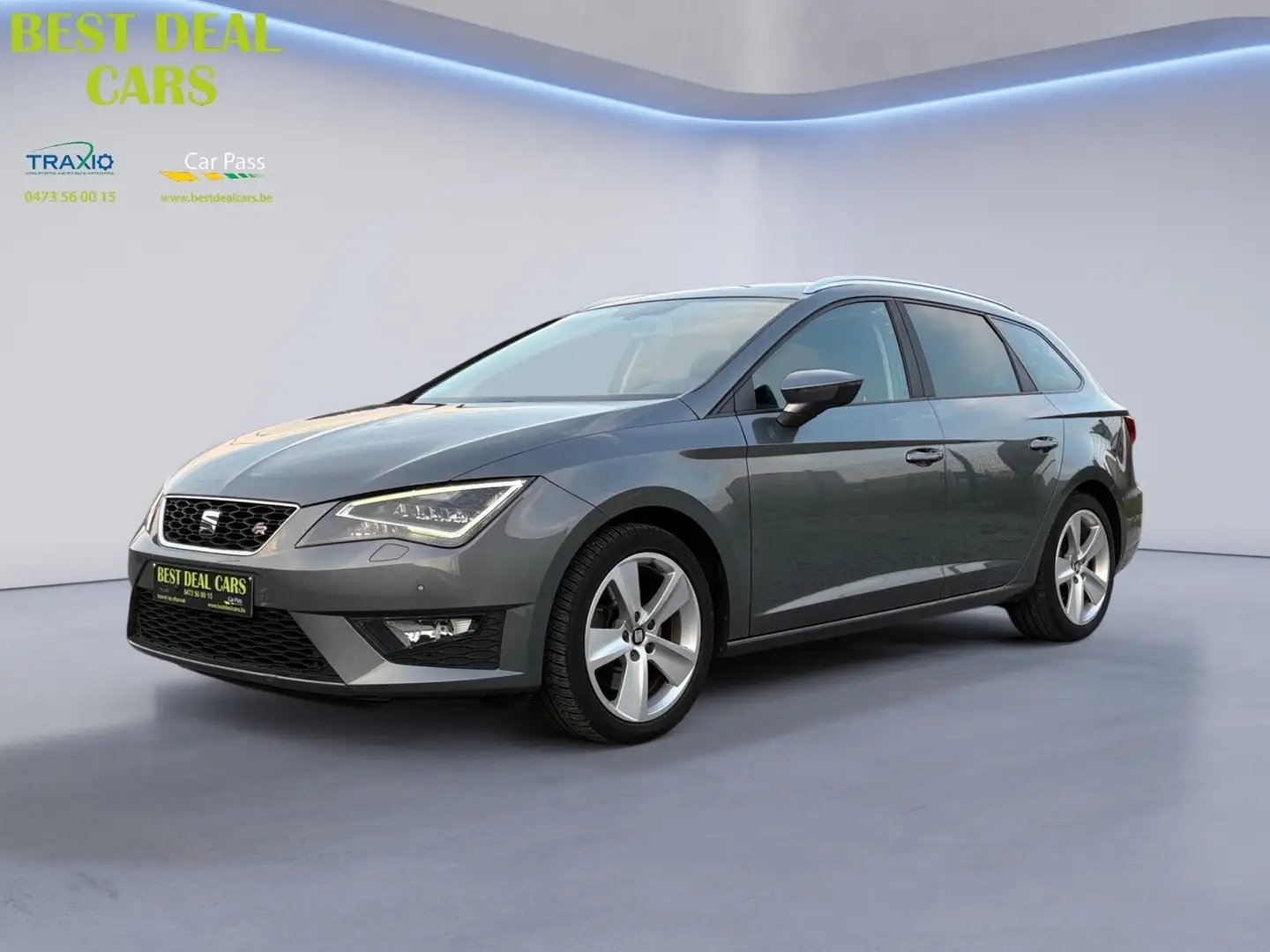 SEAT Leon Leon ST 2.0 CR TDi FR DSG Gris - 1