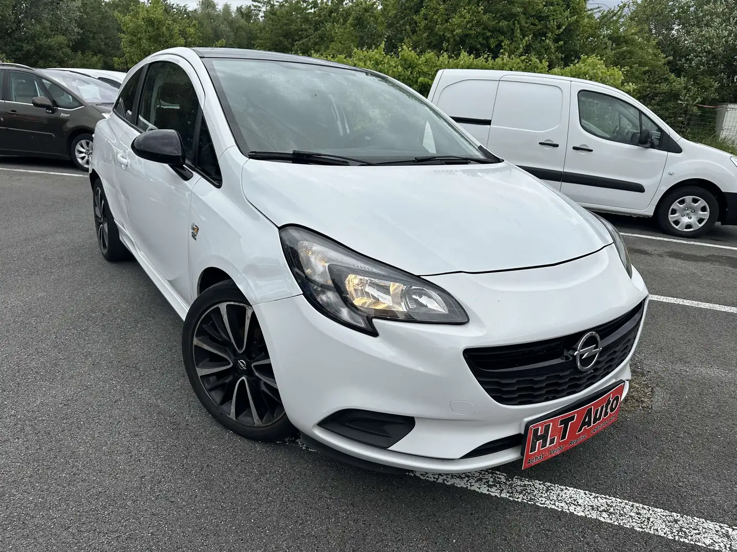 Opel Corsa 1.4i OPC-Line/ Essence/Euro6b/Airco Gris - 2