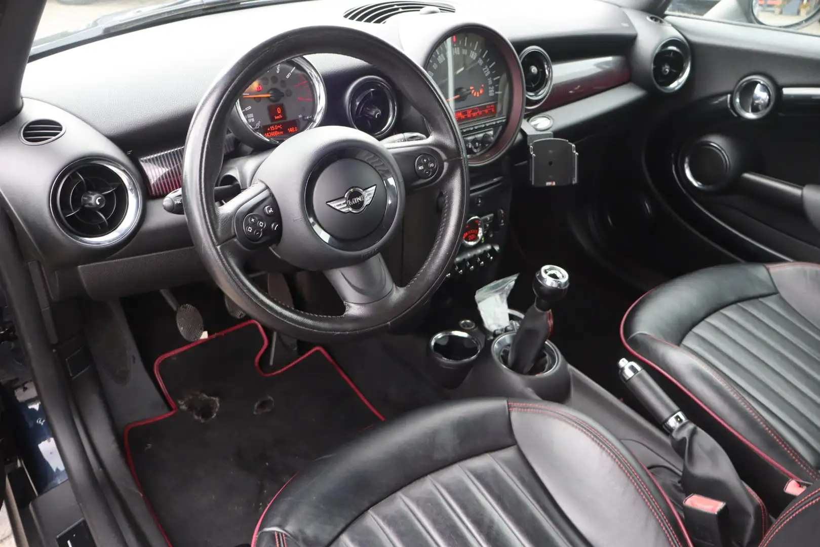 MINI Cooper Clubman Mini 1.6 Hampton Lederen interieur, Stoelverwarmin Bleu - 2