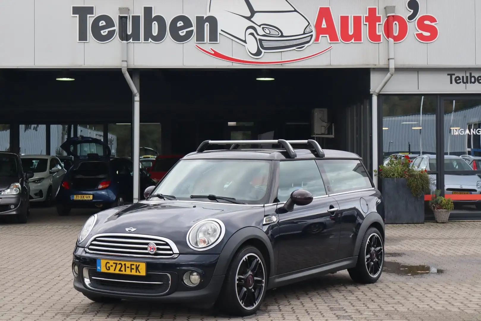 MINI Cooper Clubman Mini 1.6 Hampton Lederen interieur, Stoelverwarmin Bleu - 1