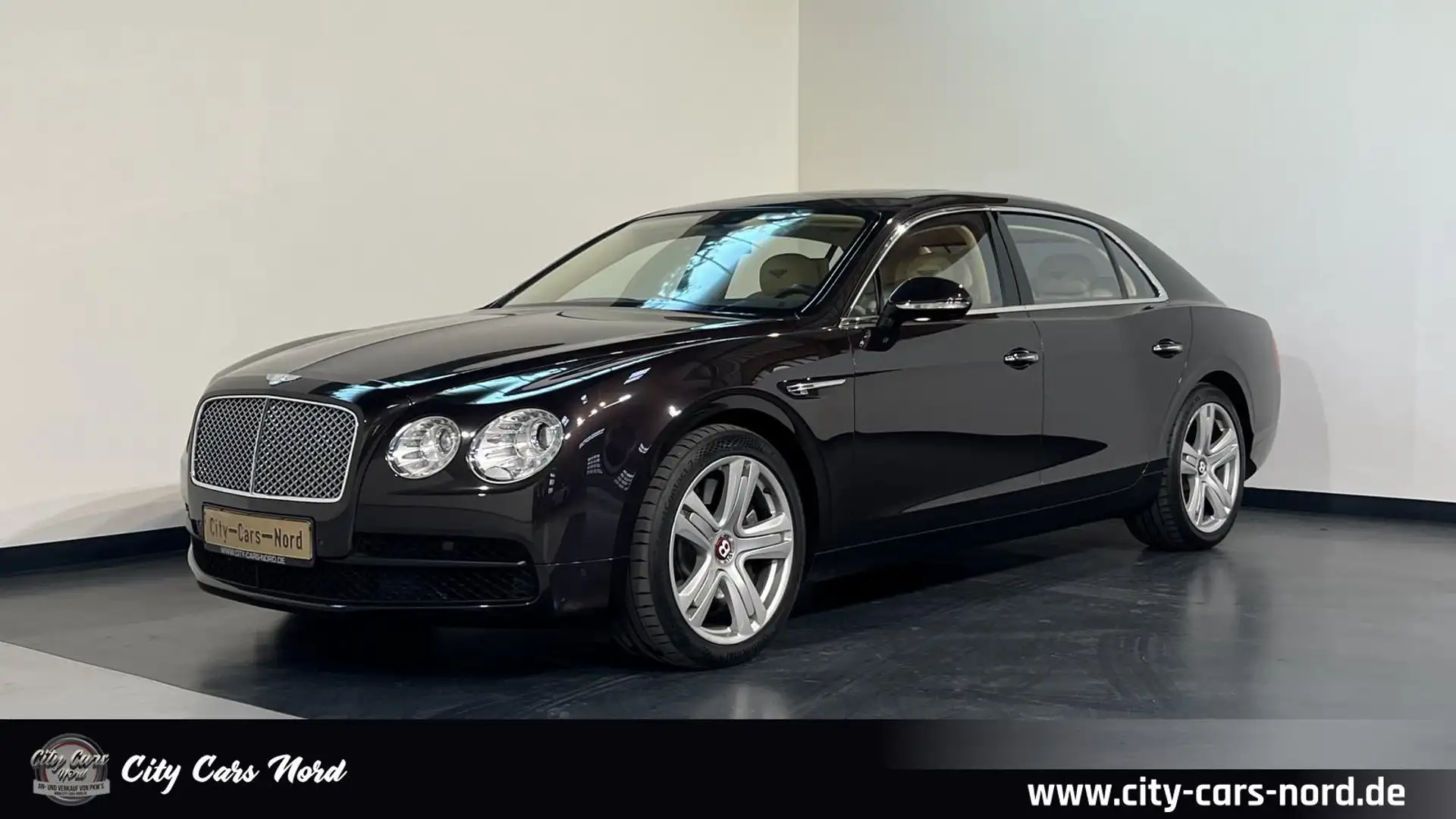 Bentley Flying Spur 4.0 V8 *FOND ENT.*-KAM-KEY.GO-TV Braun - 1