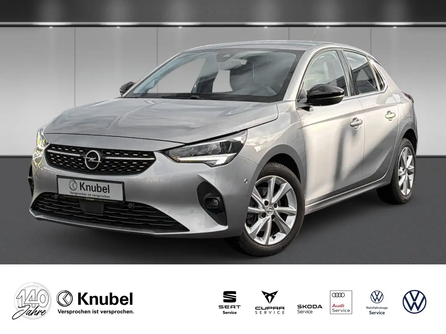 Opel Corsa Elegance 1.2 LED Park/LaneAss. 180° Kamera Silber - 1