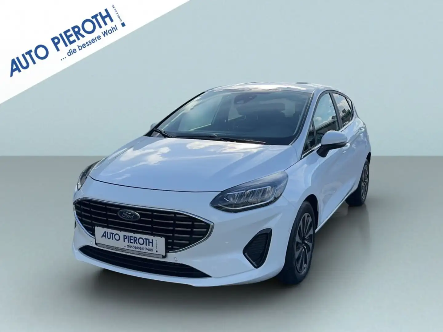 Ford Fiesta 1.0 EcoBoost Hybrid S&S Aut. TITANIUM X (JHH) Weiß - 1