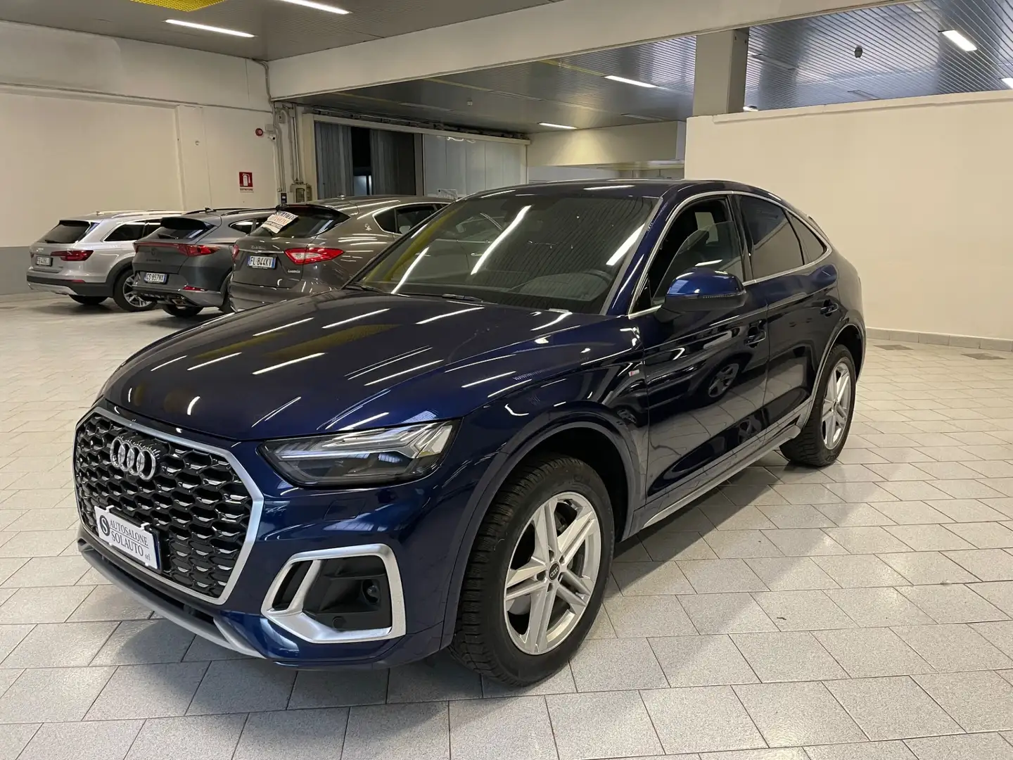 Audi Q5 SPB Sportback 40 TDI quattro S tronic S line plus Bleu - 1