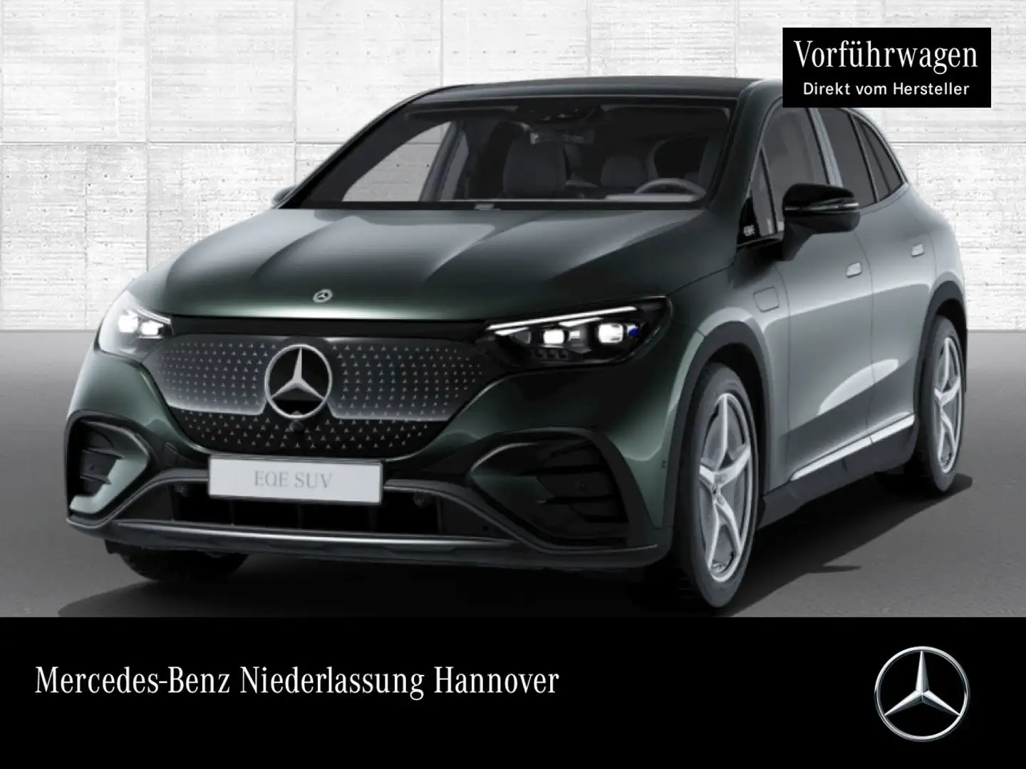 Mercedes-Benz EQE SUV EQE 350 AMG+NIGHT+PANO+360+AHK+BURMESTER+KEYLESS Grün - 1