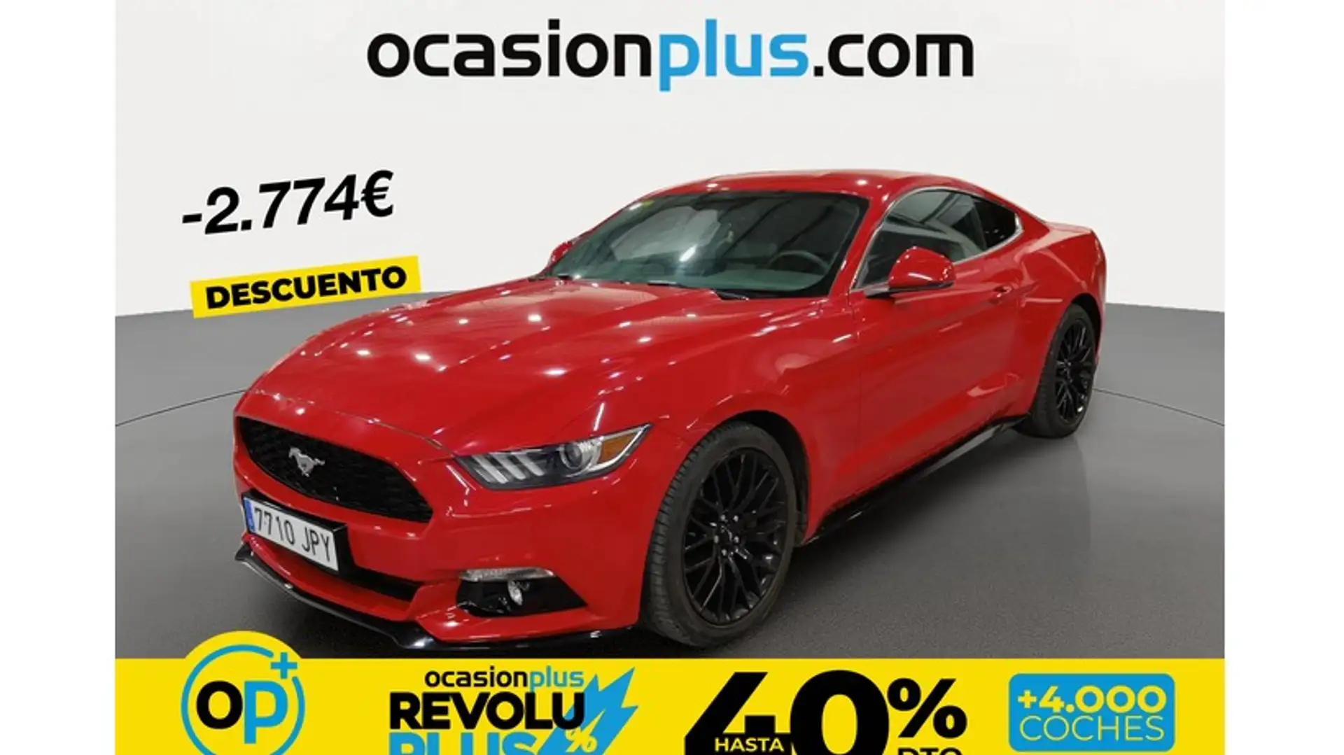 Ford Mustang Fastback 2.3 EcoBoost Aut. Rojo - 1