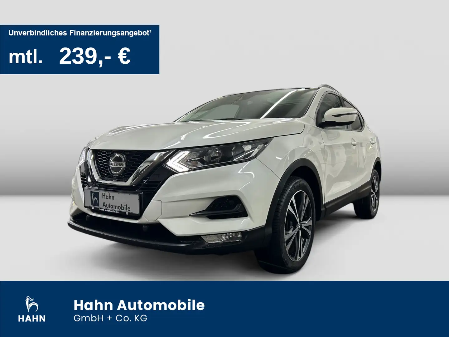 Nissan Qashqai 1.3DIG-T N-Way Pano Navi Tempo Einparkh Wit - 1
