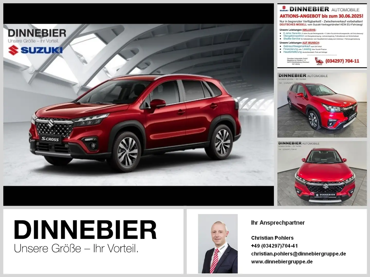 Suzuki S-Cross Comfort+ 4x4 (MT) *6 Jahre Garantie* Rot - 1