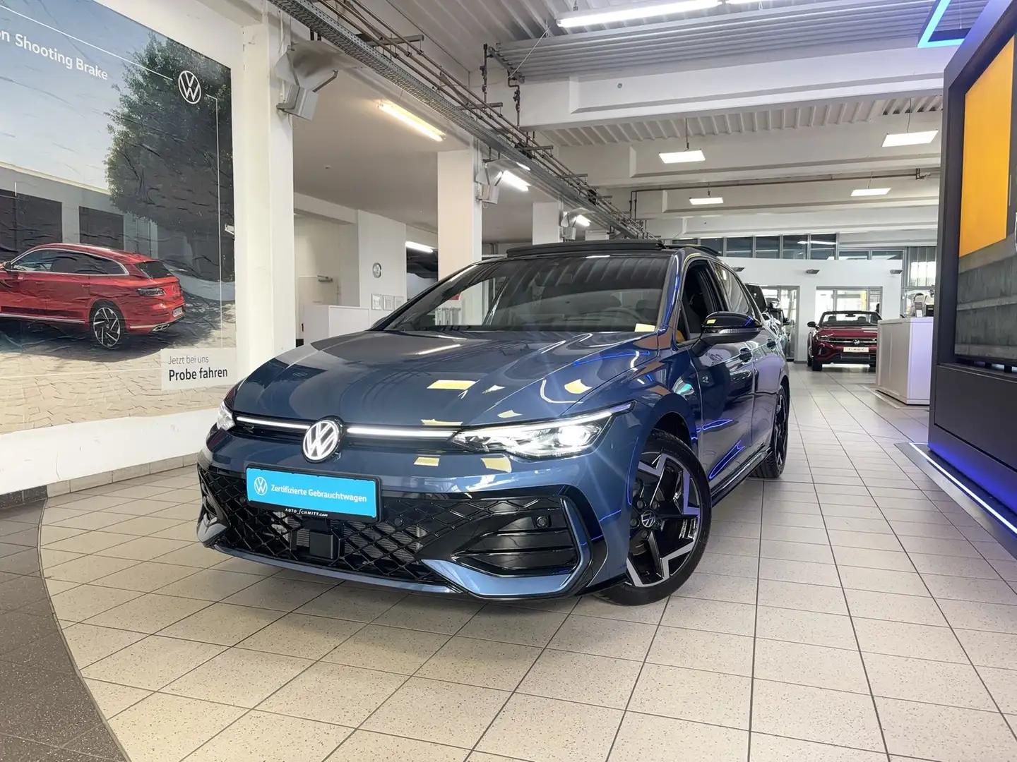 Volkswagen Golf R -Line 1.5 eTSI DSG 1,99%+LED+KAMERA+HUD+ACC+NAVI Blau - 1