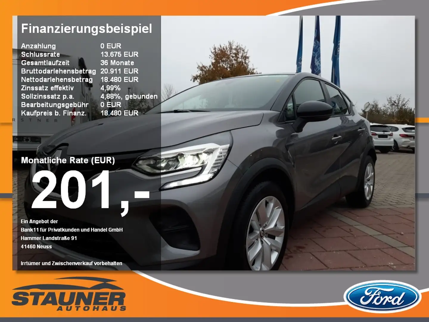 Renault Captur II 1.0 TCe 90 Evolution LED Navi Kamera Fekete - 1