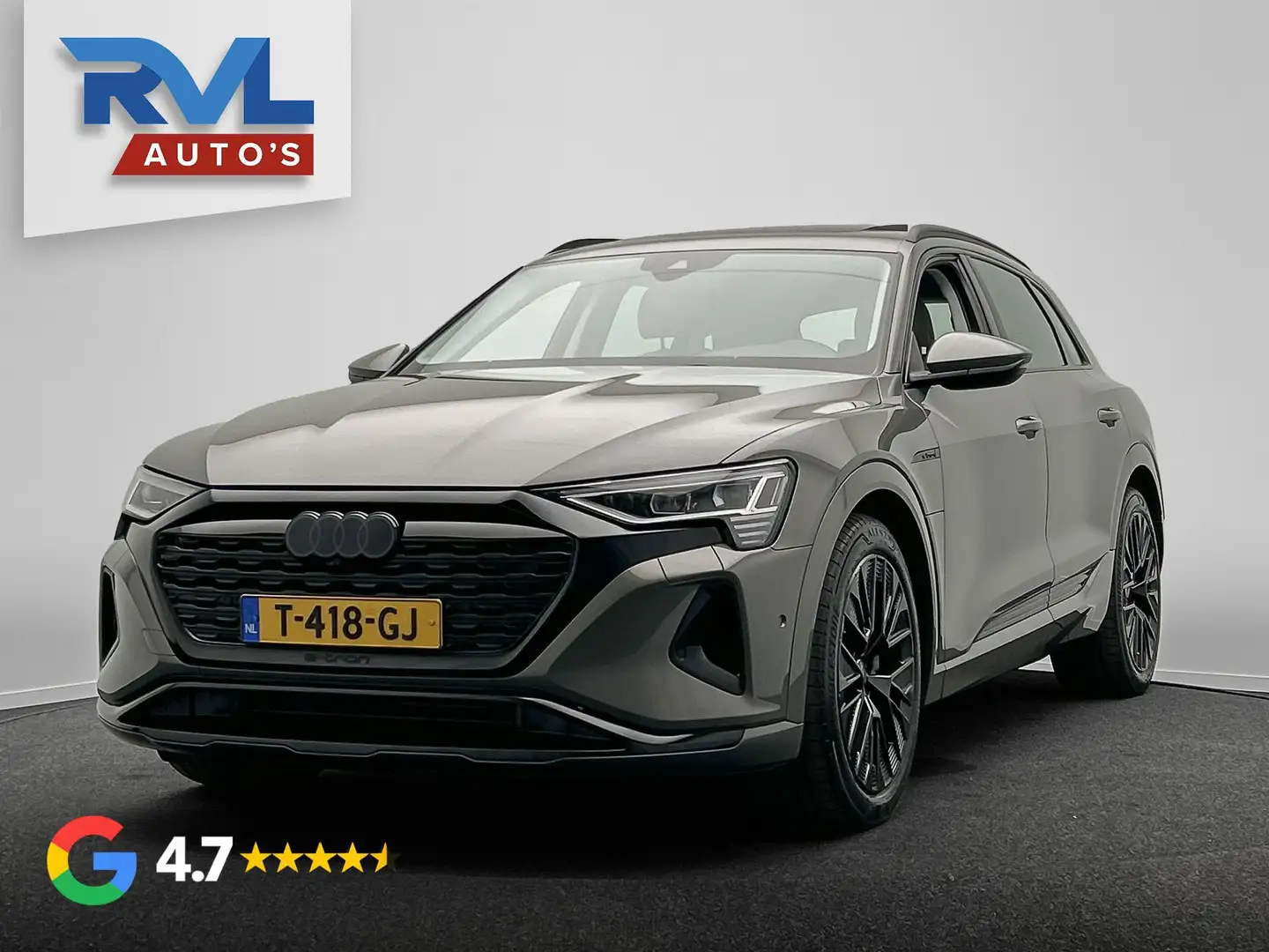 Audi Q8 e-tron 55 quattro Advanced Edition SOH 93,4% | Pano/Dak | Grau - 1