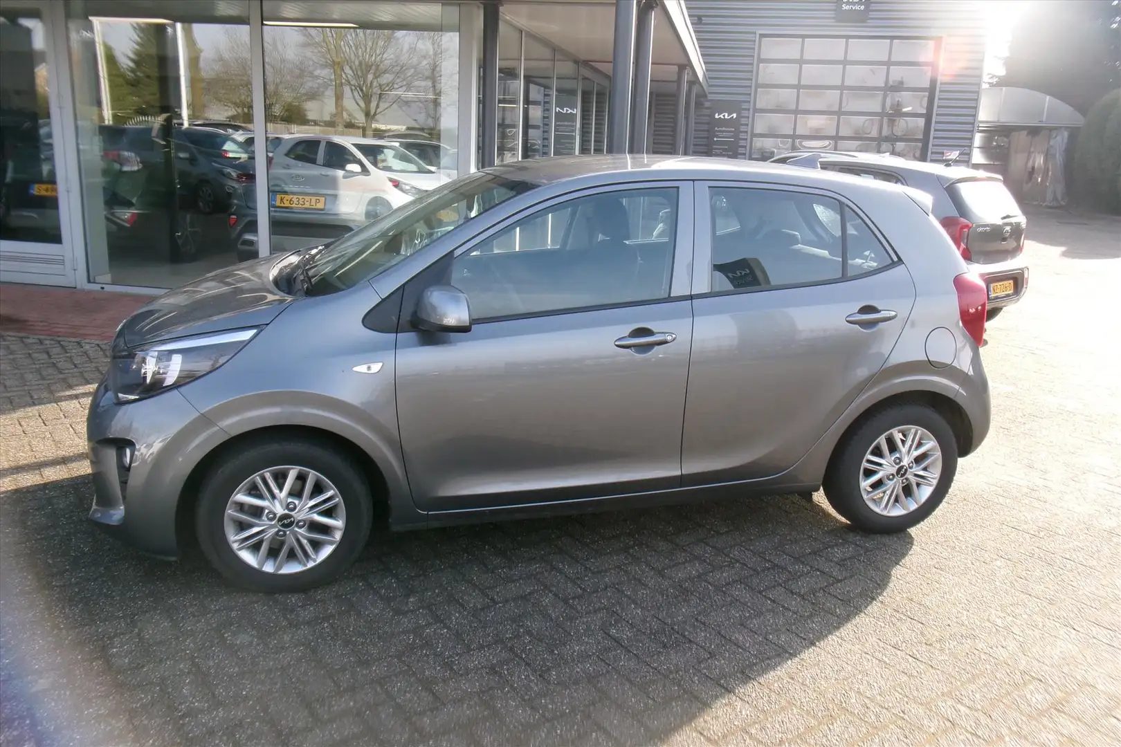 Kia Picanto 1.0 DPi DynamicLine Org. Ned. Cruise Apple carplay Gris - 2