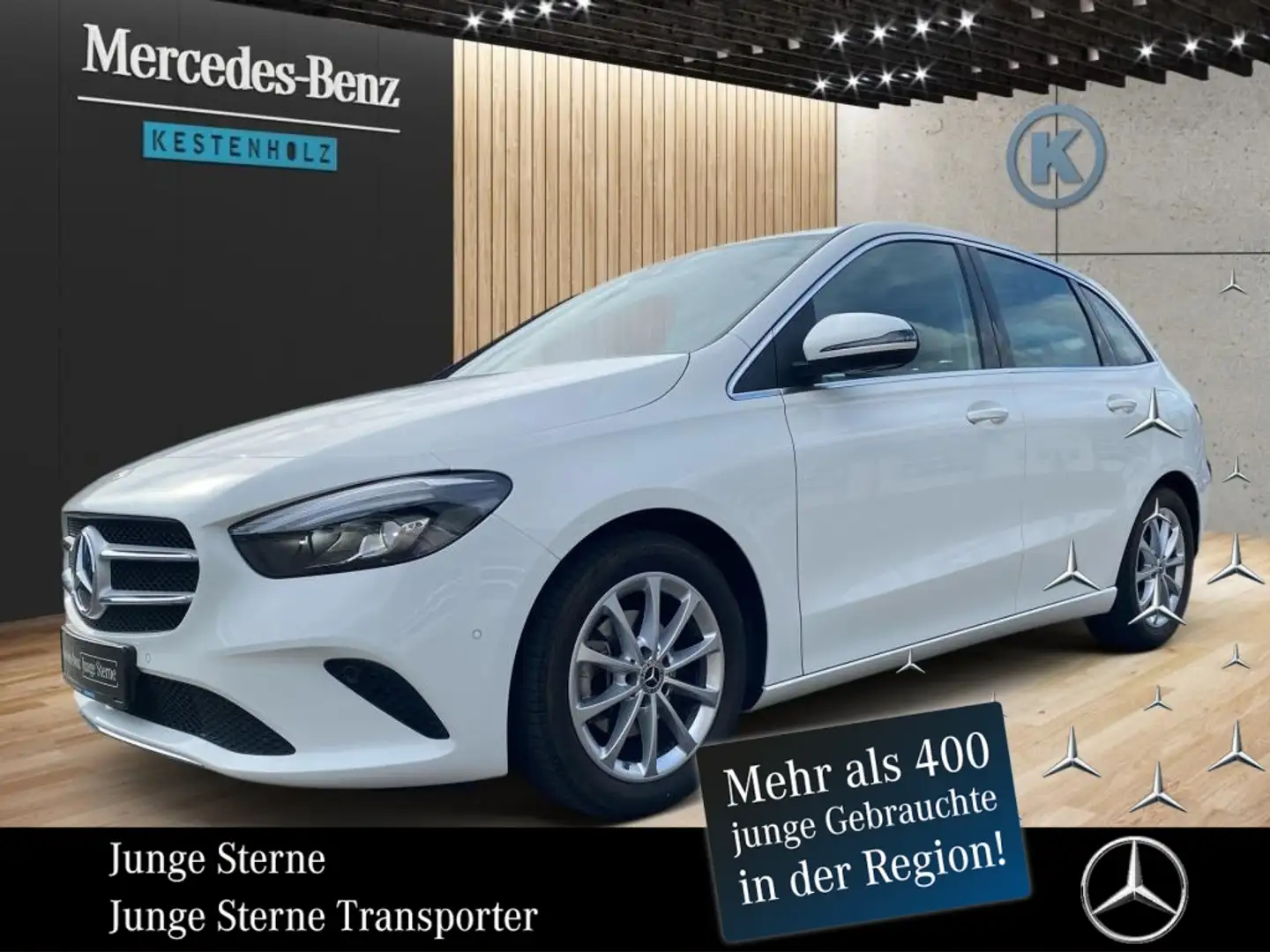 Mercedes-Benz B 180 *MBUX*NAVI*360*LED*SHZ*KLIMA*DISTR* Білий - 1