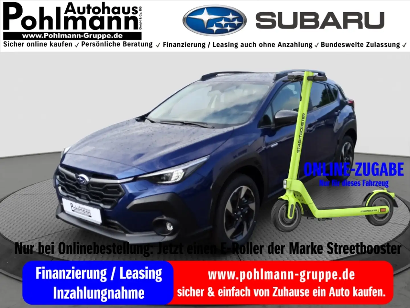 Subaru Crosstrek 2.0ie Comfort Allrad Navi LED Kurvenlicht ACC Appl Blau - 1
